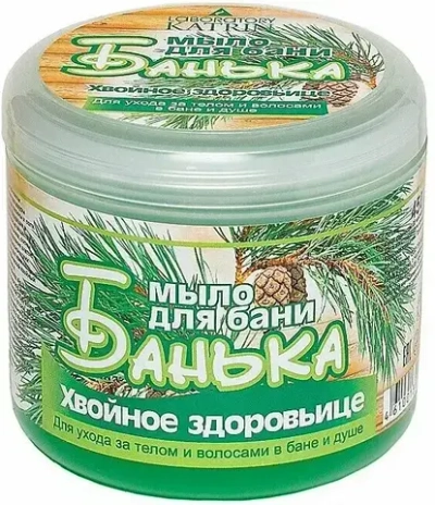 Мыло густое для бани Лаборатория Катрин Хвойное здоровьице, 450мл