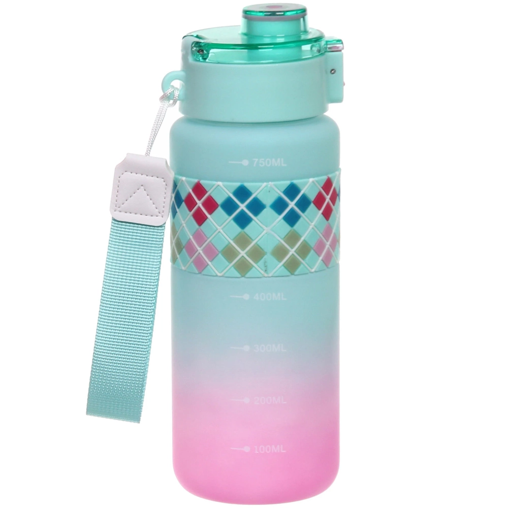 Бутылка питьевая пластиковая 750мл «Настроение», микс цветов