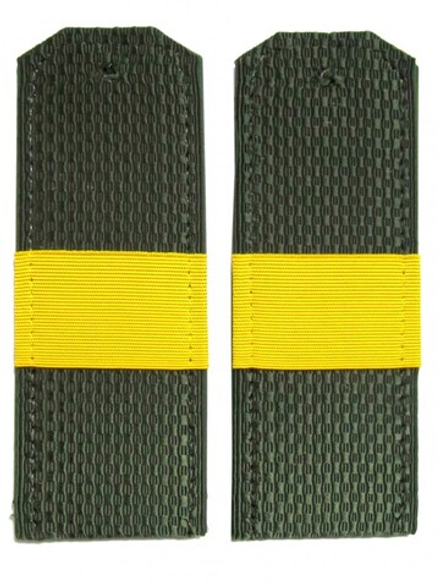 Погоны оливковые с нашитым желтым галуном Ст. Сержант