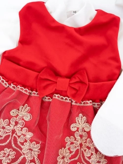 Комплект на выписку новорождённому с переноской зимний