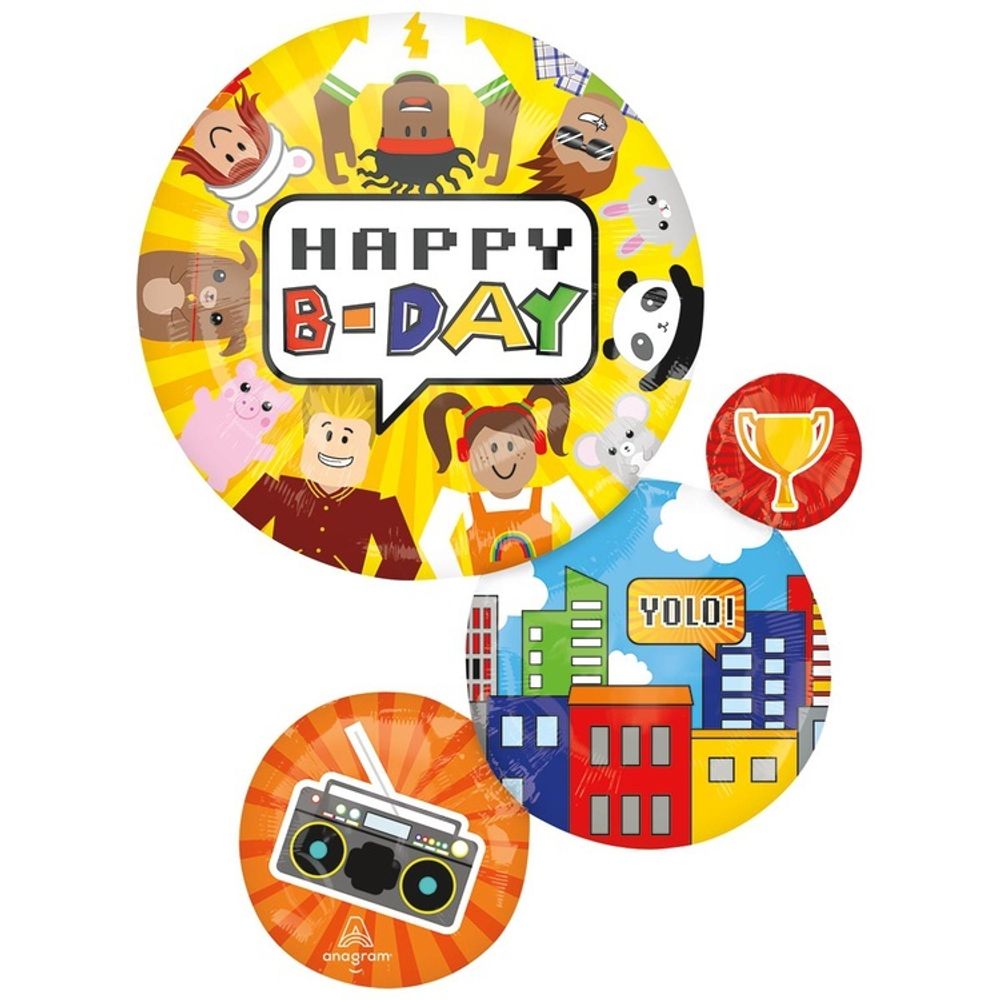 Шар фигура HB Party Роблокс Виртуальный Мир