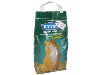 Наполнитель Кузя древесный 4,5л