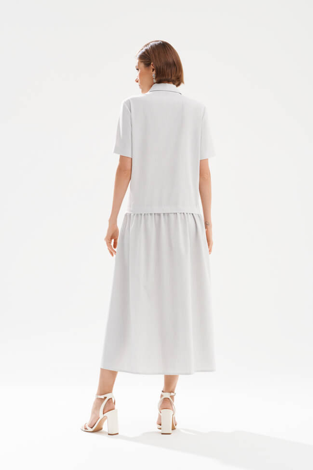 51756 Платье женское (светло-серый)