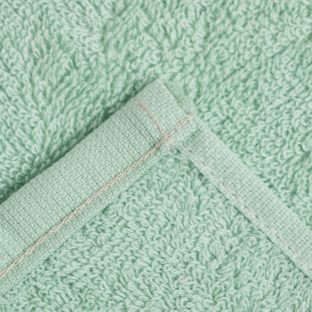 Салфетки махровые «Этель. Маме», 30×30 см, 4 шт., 100% хлопок, 340 г/м², зелёные/розовые