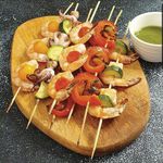 Шампуры для шашлыка деревянные 300 мм, КОМПЛЕКТ 100 штук, БЕЛЫЙ АИСТ, берёза, 607572