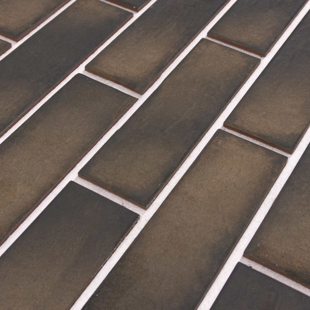 Beryoza Ceramica, Brick House Коричневый, 250x75x7 - клинкерная фасадная плитка