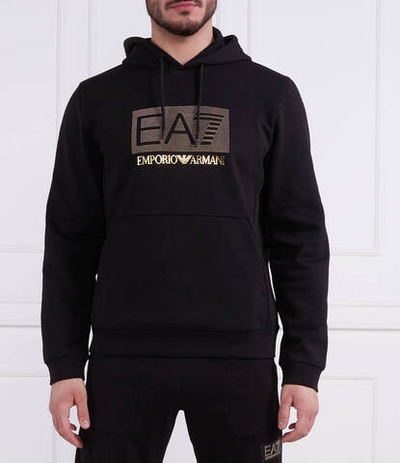 Худи EA7 - черный(3RUM08 PJARZ)