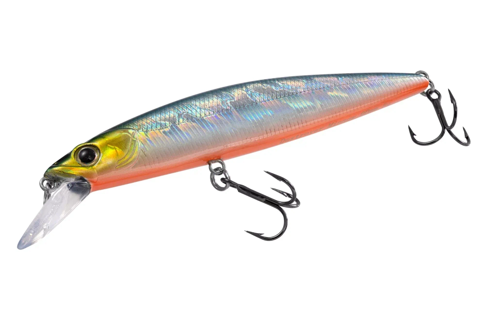 Воблер KYODA Destroyer Minnow-90F, длина 9,0 см, вес 8.0 гр, цвет P1230, заглубление 0,8-1.2 м.