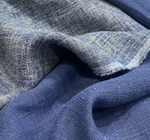 Ткань Лен (эффект джинс-варёнка двусторонняя) Италия ширина 150см 1 м