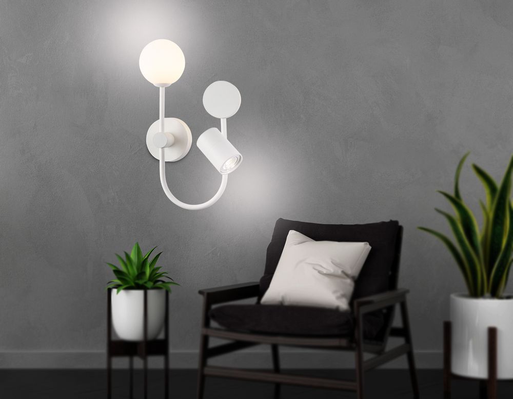 Ambrella Настенный светодиодный светильник со сменной лампой LineTech FL66388