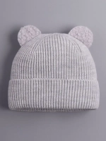 Шапка с ушками вязаная для детей