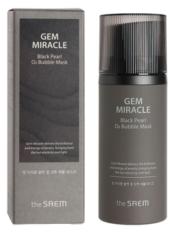 The saem Маска кислородная с экстрактом жемчуга black 105гр
