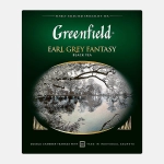 Чай черный Greenfield Earl Grey Fantasy 100пак