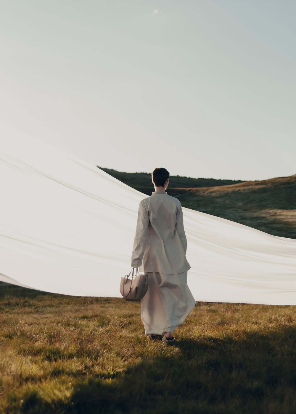 Сумка Polene Cyme Mini EDITION TEXTURED TAUPE