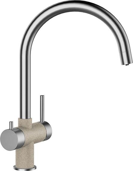 Смеситель Schock Ares, Cristalite сталь/саббиа