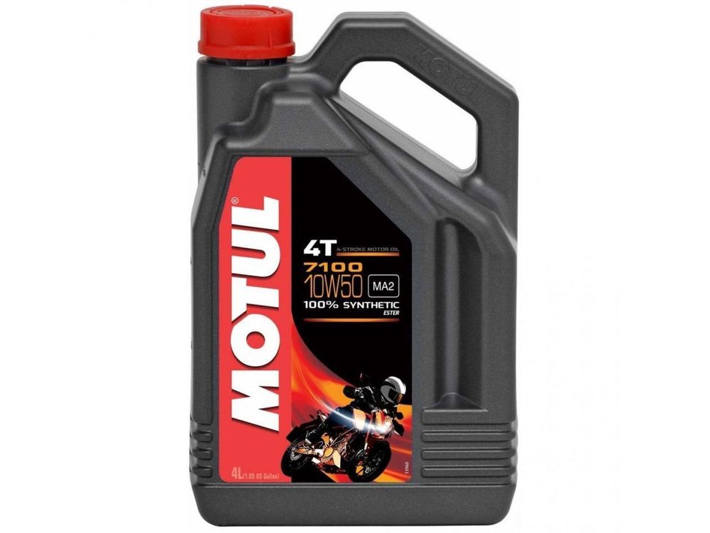 Масло 4т 10w50 синт Motul 7100 4л