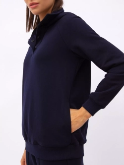 Худи женское Anyday Icon Hoodi 01, цвет темно-синий