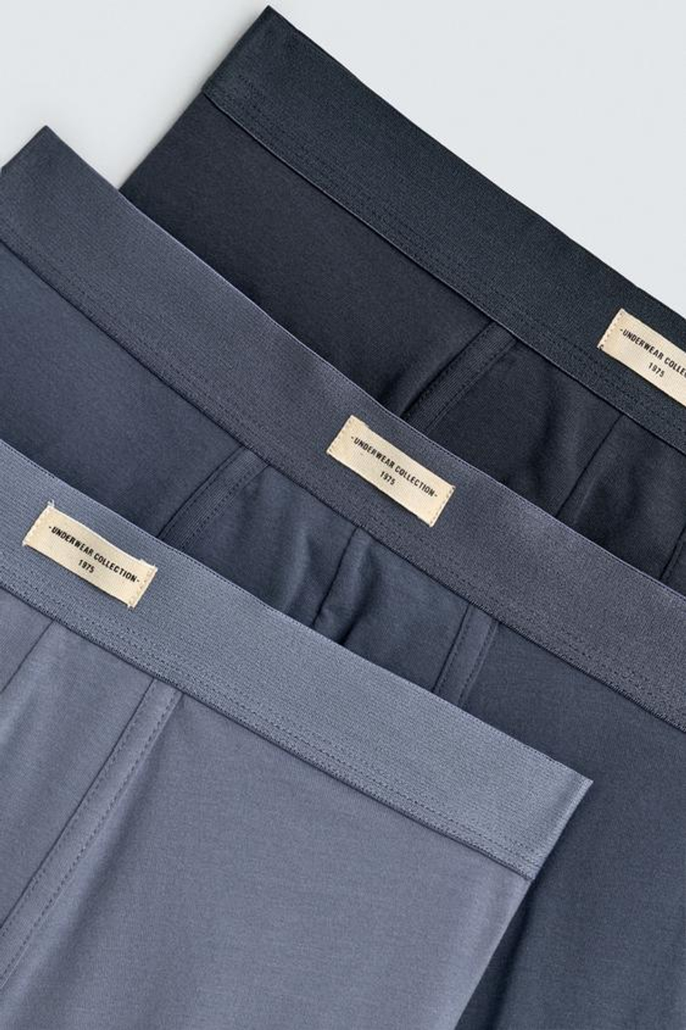 ZARA НАБОР ИЗ ТРЕХ ТРУСОВ-БОКСЕРОВ SOFT, РАЗНОЦВЕТНЫЙ