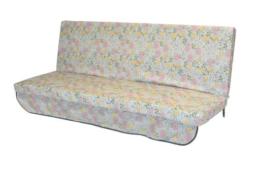 Мягкий элемент  1800х550х80 поликоттон М101-МТ015 арт.Мастак,Мастак Пр.,Секвойя,Сорренто,Варадеро,Сиена,Торнадо (цвет ткани разноцветный рис.ветки "Garden story"