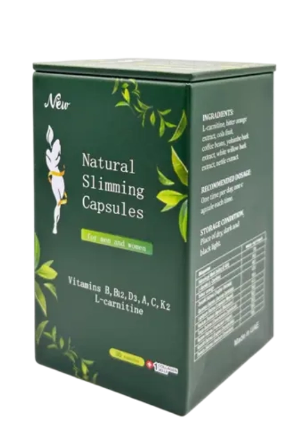 Natural Slimming Capsules S1 капсулы для похудения с картой коллаген