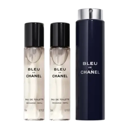 Набор для парфюмерии CHANEL  Bleu de Chanel 20 мл + Сменные блоки 2x20 мл