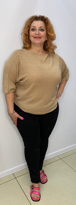 Люрексовый итальянский  блузон