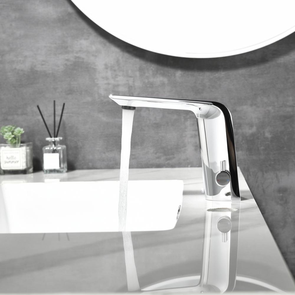 Смеситель для раковины сенсорный Black&White GS-7101-C