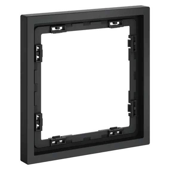 Рамка пластиковая VOLTUM S70 на 1 пост, (графит) vls100107