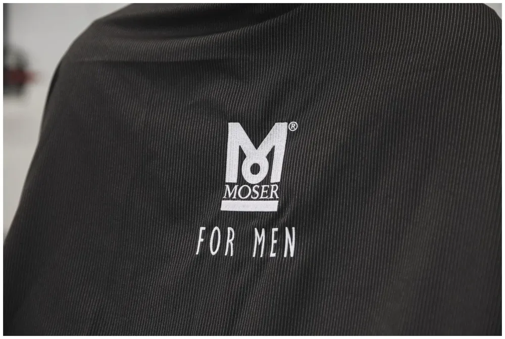 Пеньюар парикмахерский Moser Pinstripe Black (0092-0145) - 5