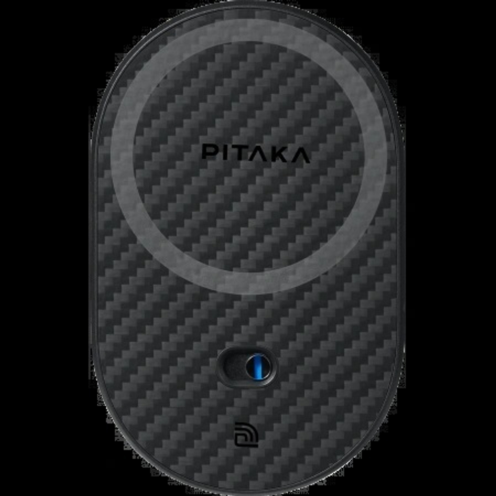 Автомобильный держатель Pitaka MagEZ Car Mount Pro 2 Qi2, Чёрный (CM2402N)