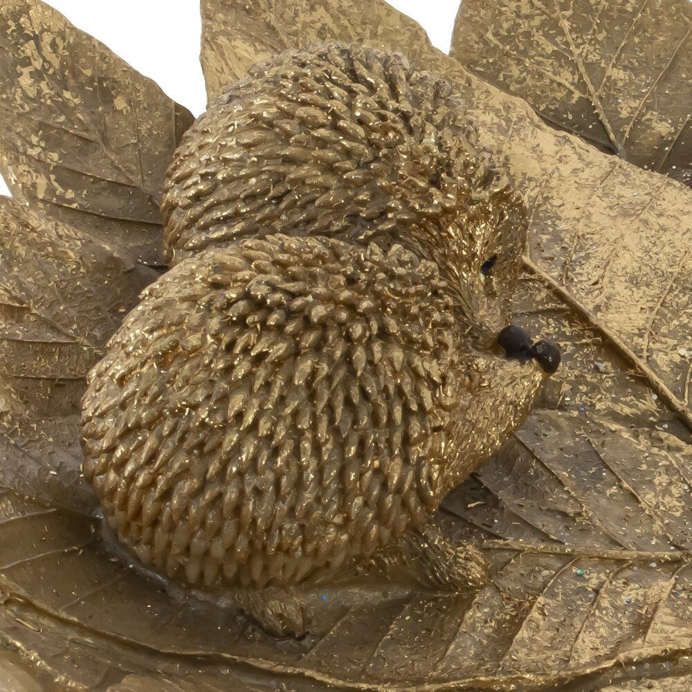 GAEM Блюдо декоративное "Ёжики на листьях", L23,5 W24 H6 см