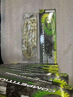 Цепь привода 428H-O 110L (сальниковая O-Ring) золотая