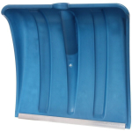 Лопата снеговая пластиковая 380*365 мм, цветная, с алюм.планкой, d=32