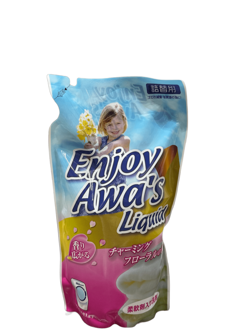 RS Гель для стирки со смягчителем (чарующий цветочный)"Enjoy Awa's", 800 мл