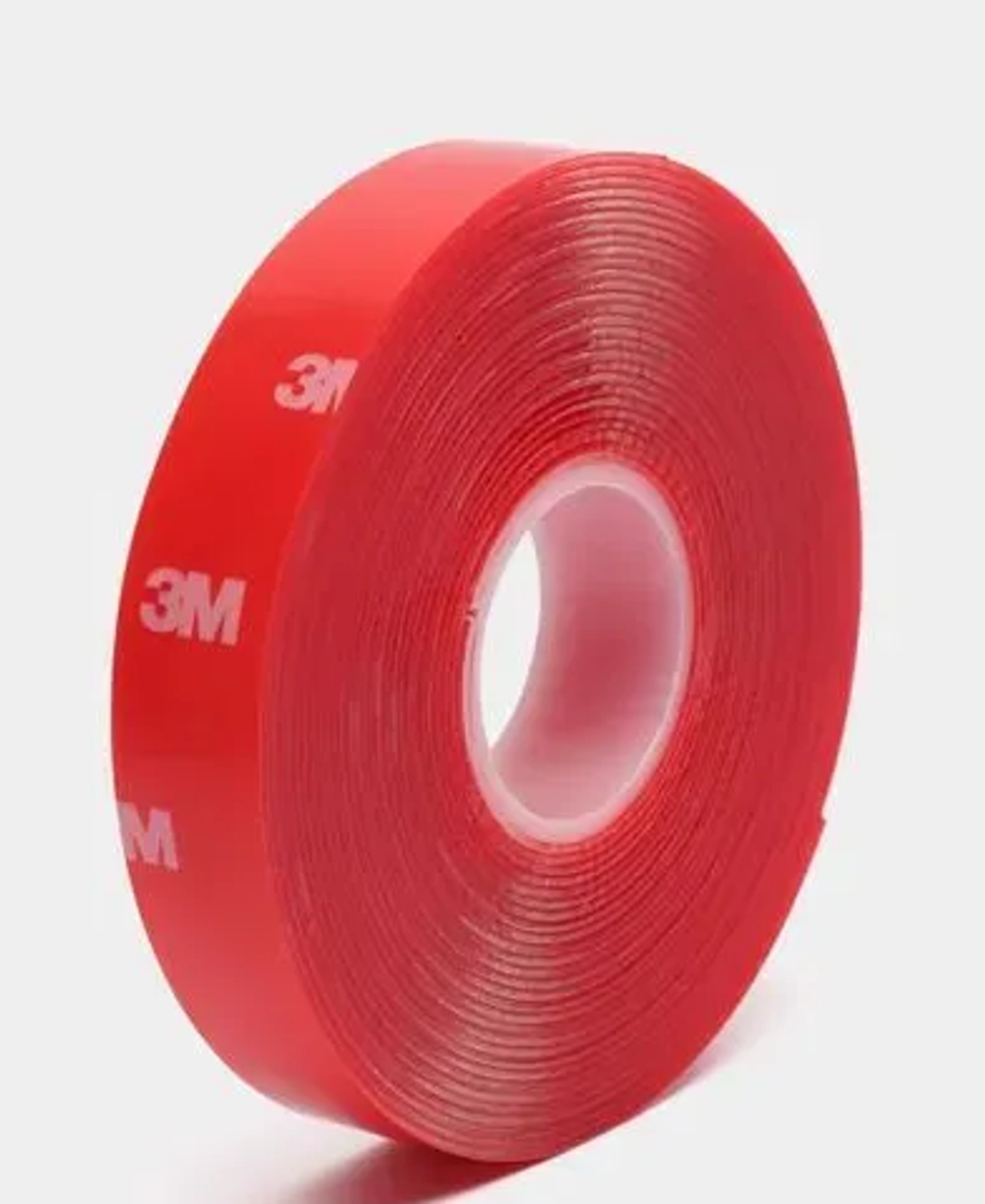 Скотч двухстороний 3М, silicone прозрачный, 10мм.х5м. (48/384шт)