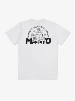 Футболка MANTO DEALER белая