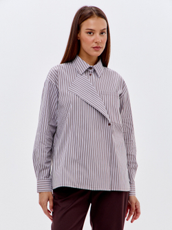 Рубашка с декоративным, откидным воротником