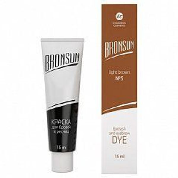 Innovator Cosmetics краска для ресниц и бровей Bronsun. Цвет светло-коричневый №5 15 мл