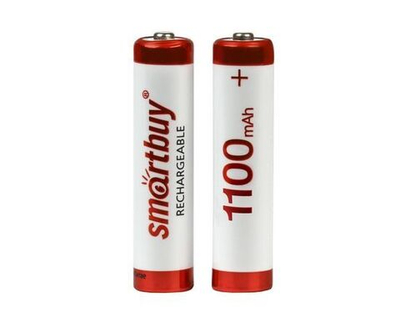Аккумулятор Smartbuy AAA (HR03) 1100mAh 2шт, SBBR-3A02BL1100
