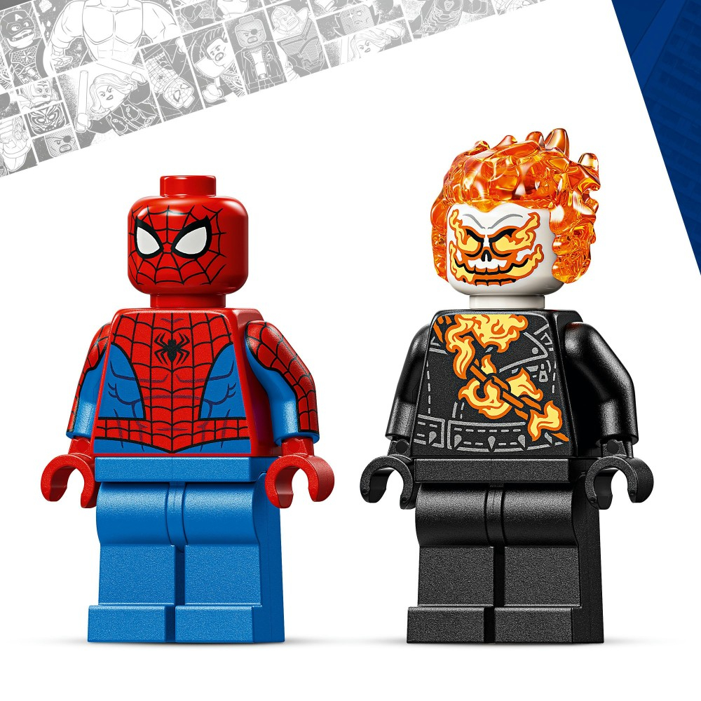 Конструктор LEGO Marvel 76335 Человек-паук против Призрачного гонщика — фото 9