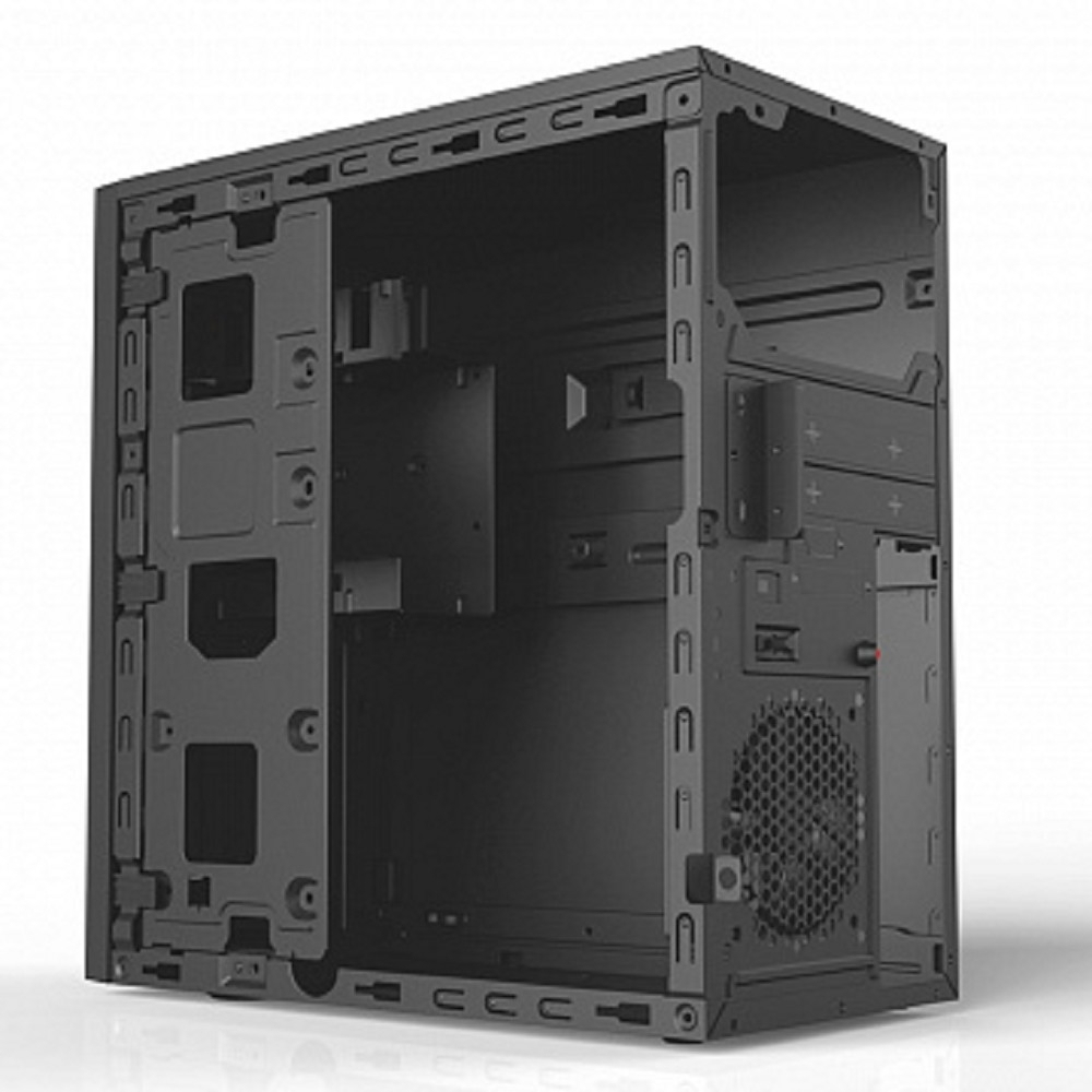 Корпус для компьютера EK303BK U3.0*2+TypeC+combo Audioo 6193890