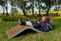 Сапожки-носочки пуховые German Grass Comfort Socks Travel Grass Indigo синие