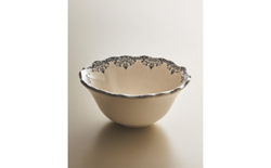 Zara Home миска из фаянса, цвет синий, 14 см · 8267/467