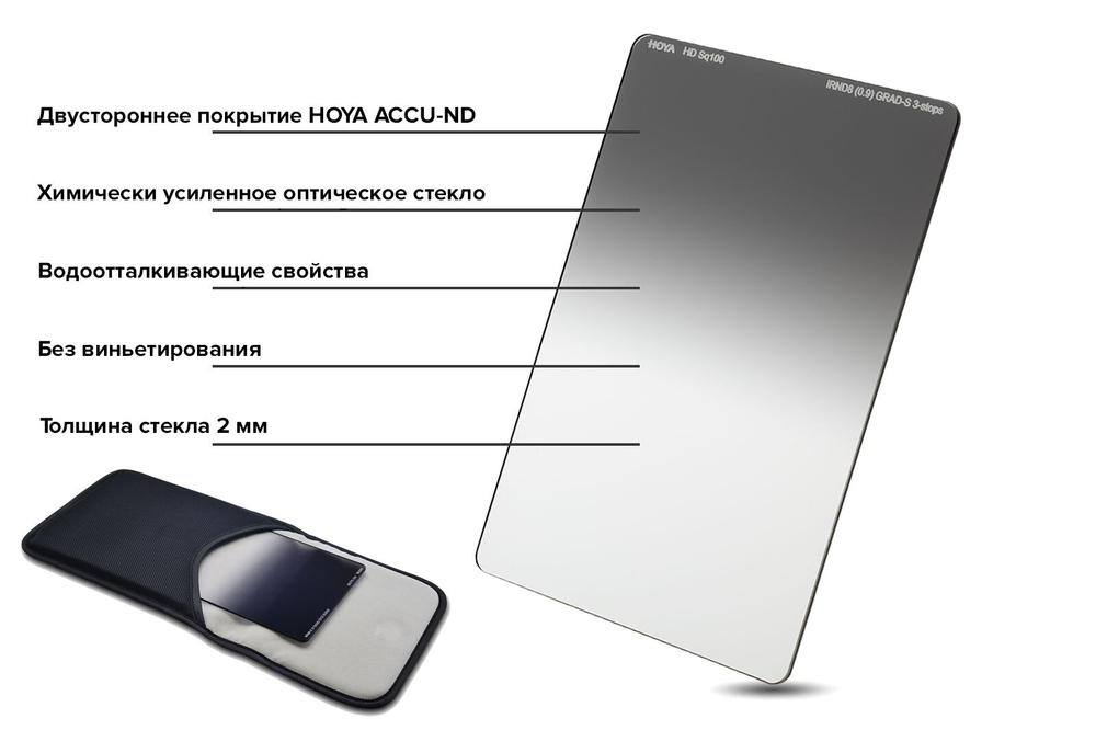 Светофильтр HD Sq100  IRND16 GRAD-S