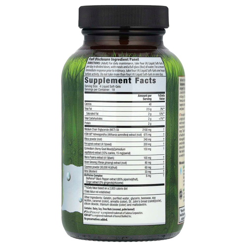 Irwin Naturals, Steel-Libido® Peak Testosterone®, 75 жидких капсул