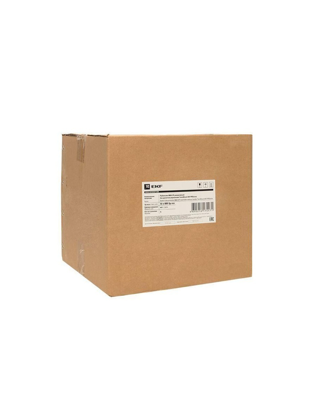 Рубильник 3п 630А реверсивный без рукоятки управления TwinBlock EKF tb-s-630-3p-rev