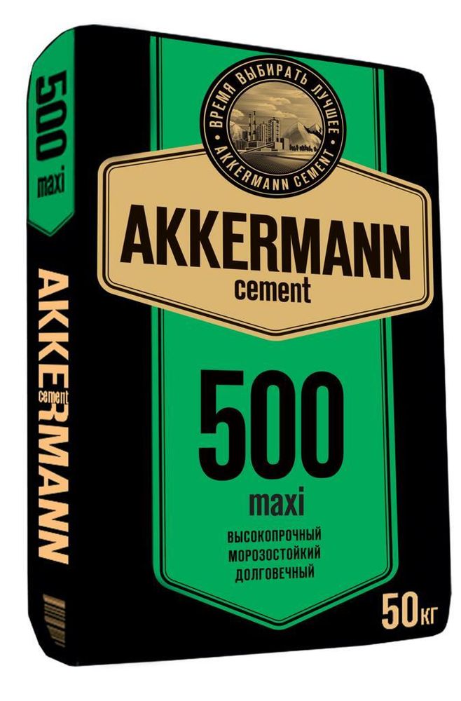 Цемент Аккерман 500м 42.5 Н 50 кг