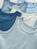 Майка для мальчика Next AA1-098, 10 шт., Синий. Молочный