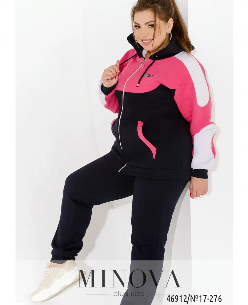 Костюм 17-276-Синий-малина Minova