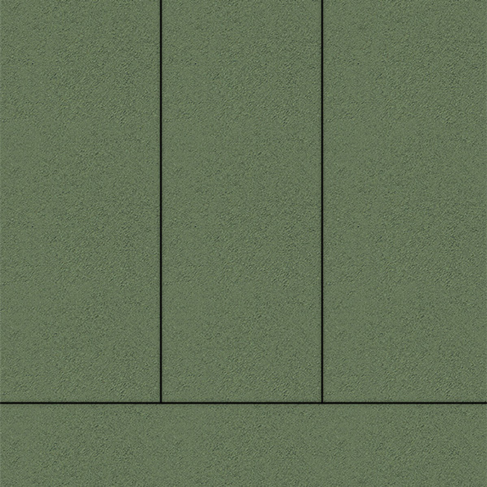 Тротуарная плитка ПРЯМОУГОЛЬНИК 900х300 мм - Стандарт Зеленый